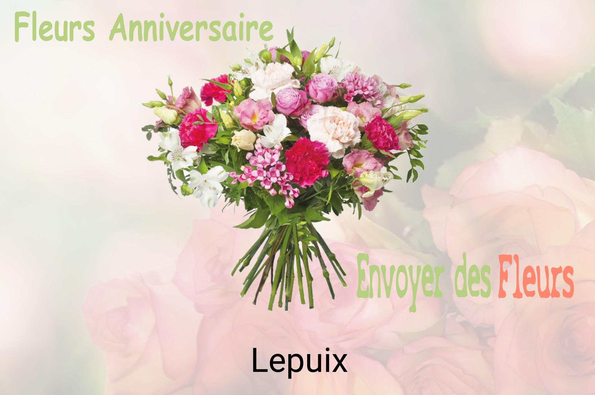 Bouquet de fleurs d’anniversaire livré à Lepuix